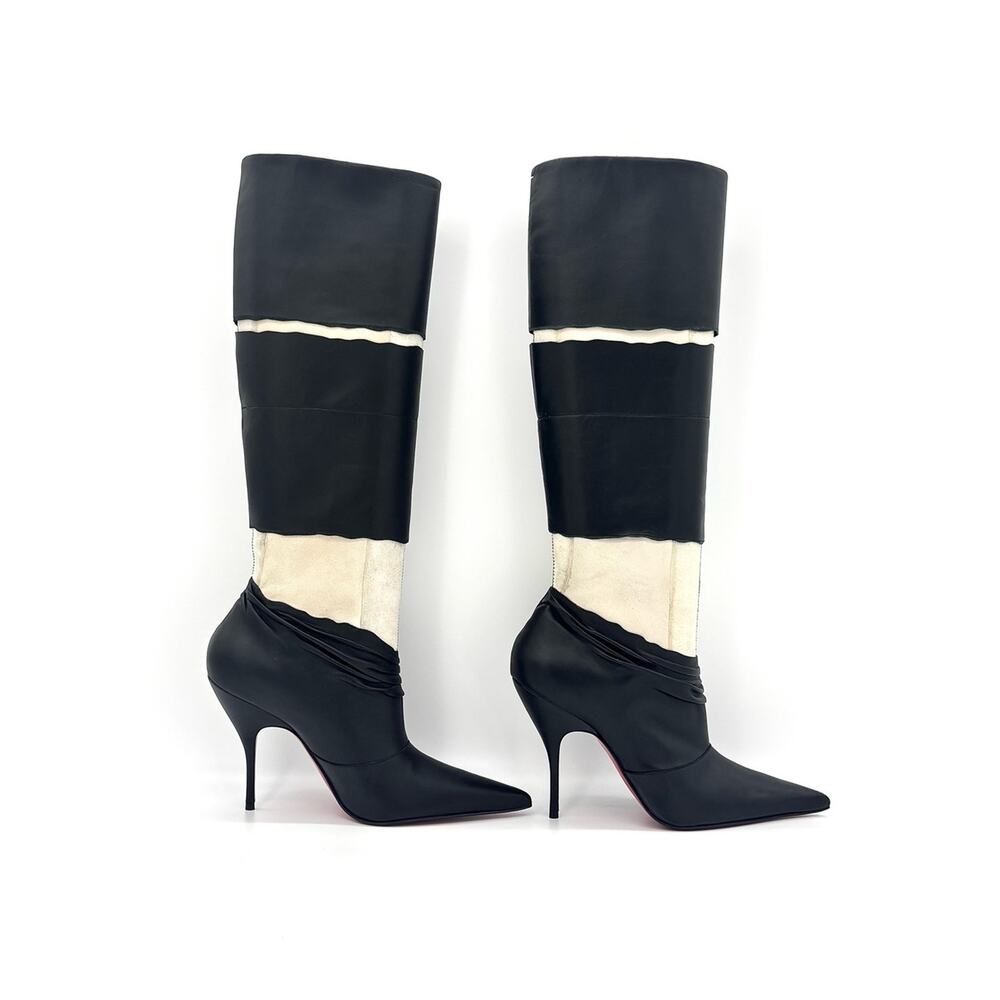 Christian Louboutin x Maison Margiela Xrismarteen 100 Knee High Boots 37 - Picture 6 of 9